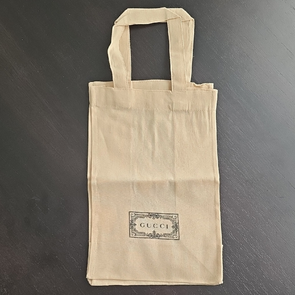 Gucci Tan Canvas Shopping Tote